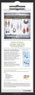 East Towne Jewelers - Email Marketing