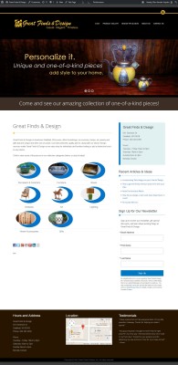 Great Finds & Design, Delafield, WI - Website