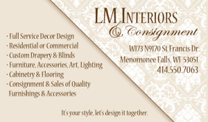 LM Interiors - Business Card